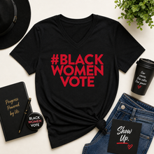 Load image into Gallery viewer, #BWV Black & Red Tee