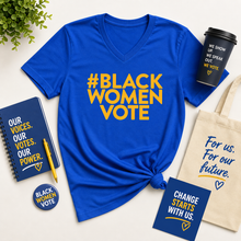 Load image into Gallery viewer, #BWV Royal Blue and Gold Tee